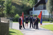 Žehnání obecního a hasičského praporu