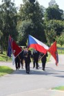 Žehnání obecního a hasičského praporu