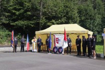 Žehnání obecního a hasičského praporu