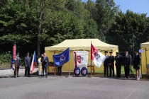 Žehnání obecního a hasičského praporu