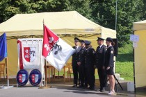 Žehnání obecního a hasičského praporu