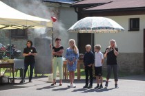 Žehnání obecního a hasičského praporu