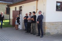 Žehnání obecního a hasičského praporu