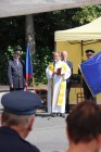 Žehnání obecního a hasičského praporu