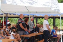 Žehnání obecního a hasičského praporu