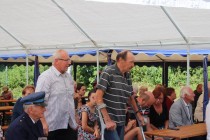 Žehnání obecního a hasičského praporu