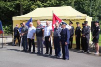 Žehnání obecního a hasičského praporu