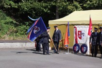Žehnání obecního a hasičského praporu